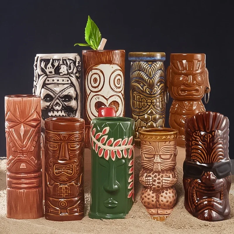 Wine With Beer Cocktail - Tasse Tiki hawaïenne de 60 types,