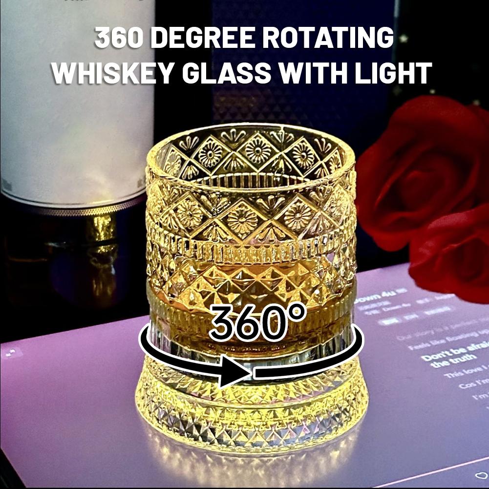 Wine With Beer Cocktail - Verre à whisky rotatif créatif en