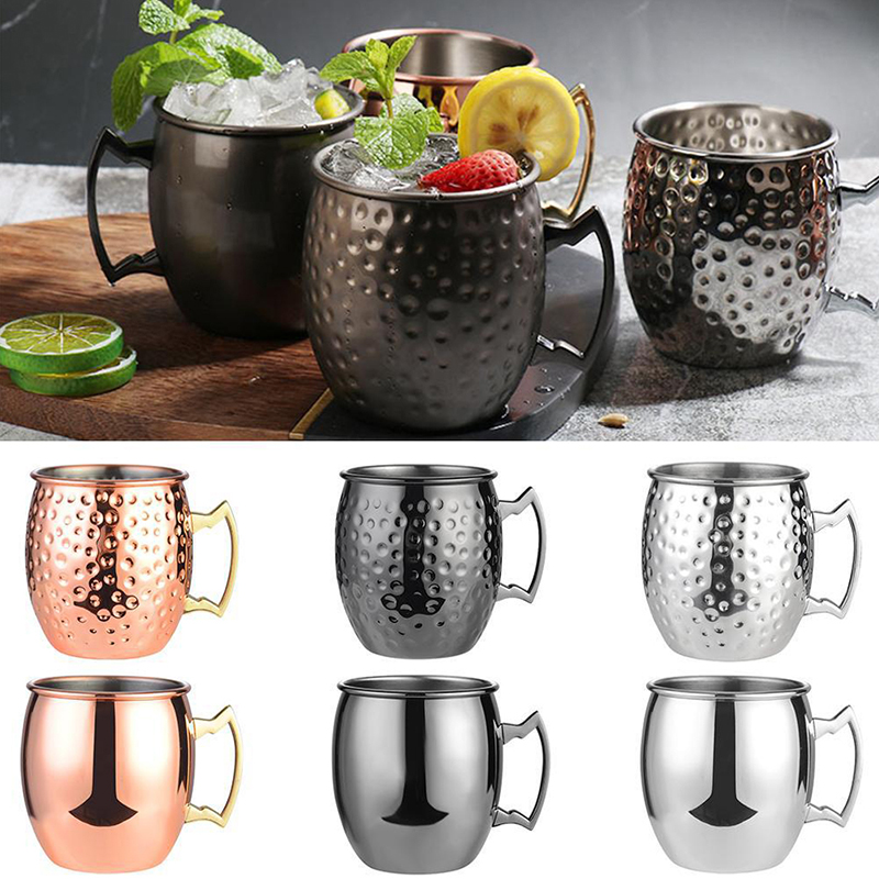 Wine With Beer Cocktail - Tasse mule de moscou en acier