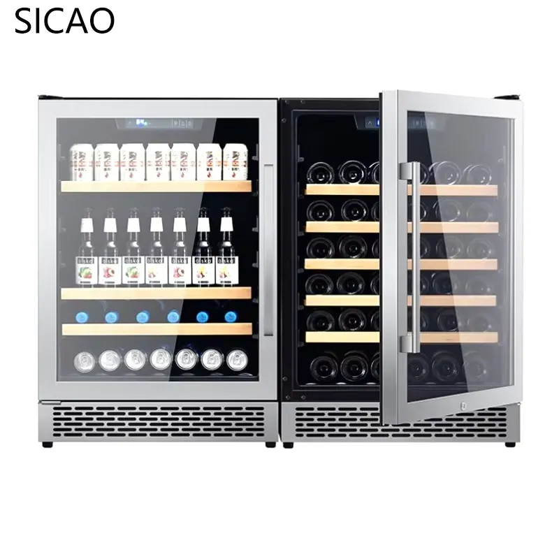 Wine Beer Fridge Dual Zone - Réfrigérateur à vin et bière à