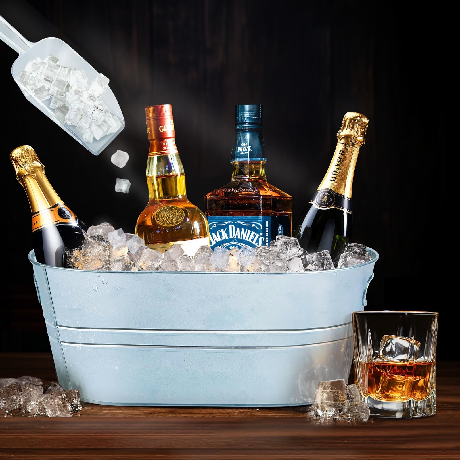 Wine With Beer Cocktail - Seaux à glace en métal galvanisé,