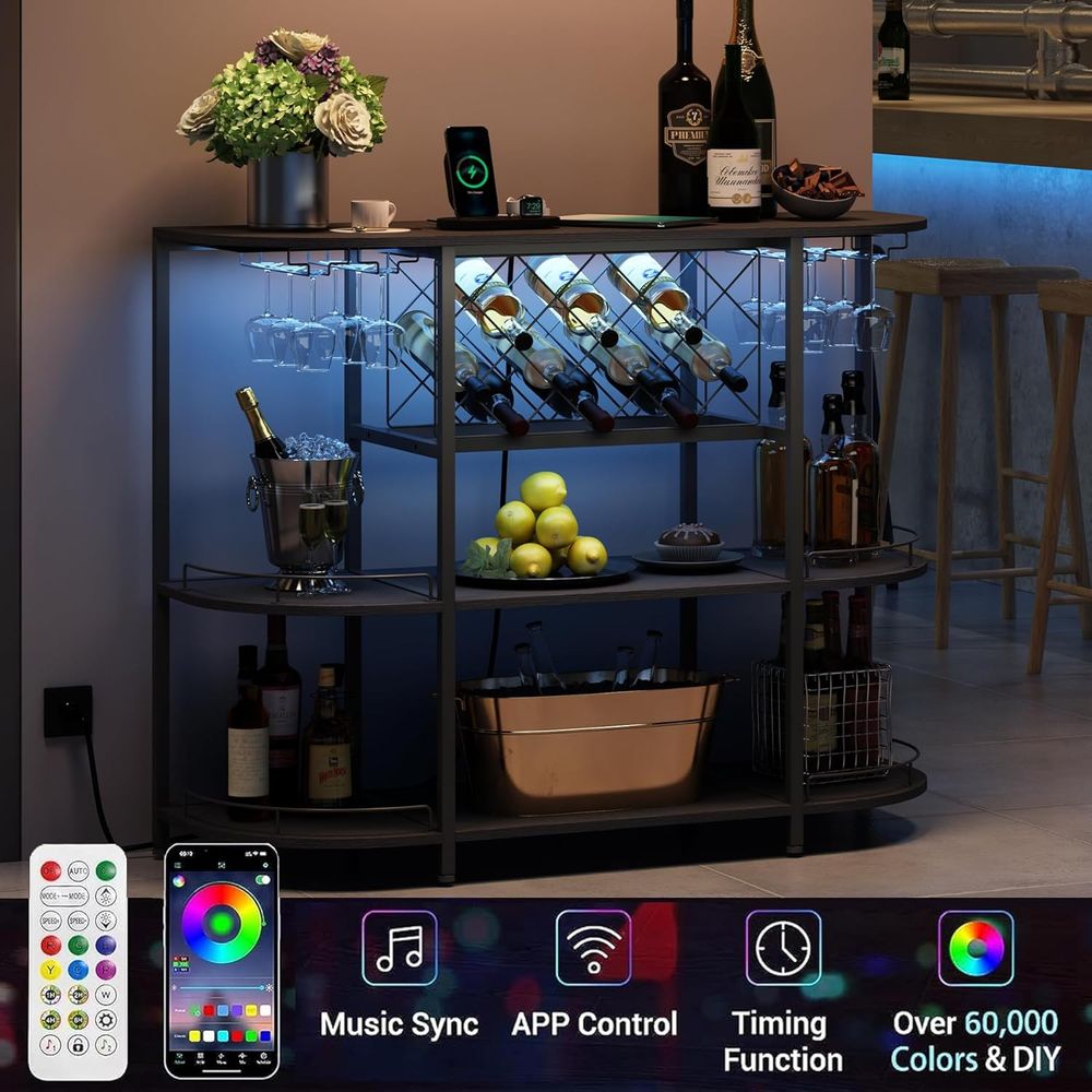 Table basse noire à 3 niveaux  - Wine & Beer Unlimited Spirits Photos avis et prix