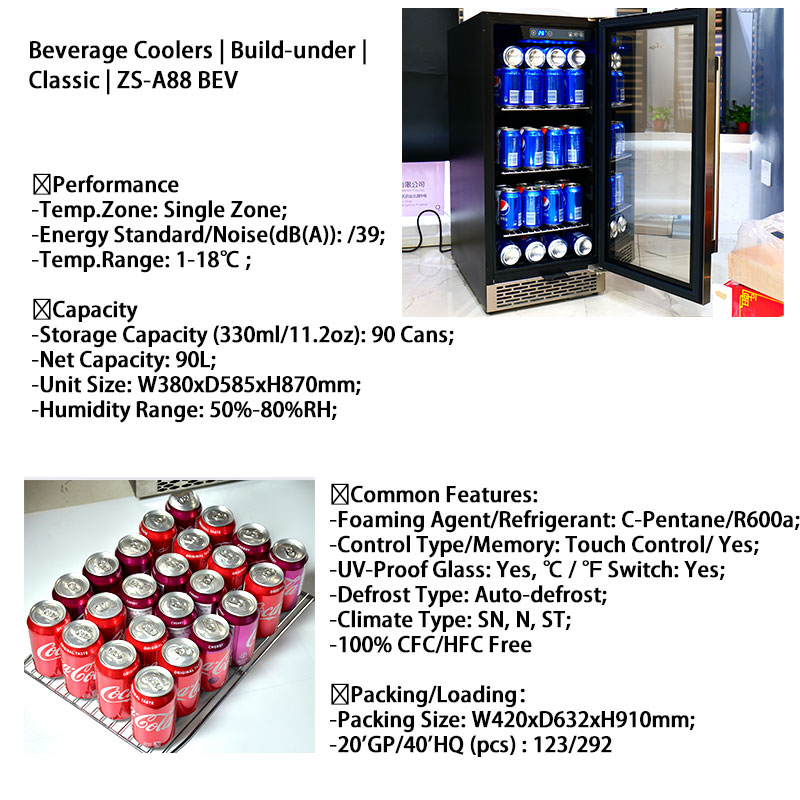 Réfrigérateur de Bar à boisson - Wine Beer Fridge Dual Zone avis et prix