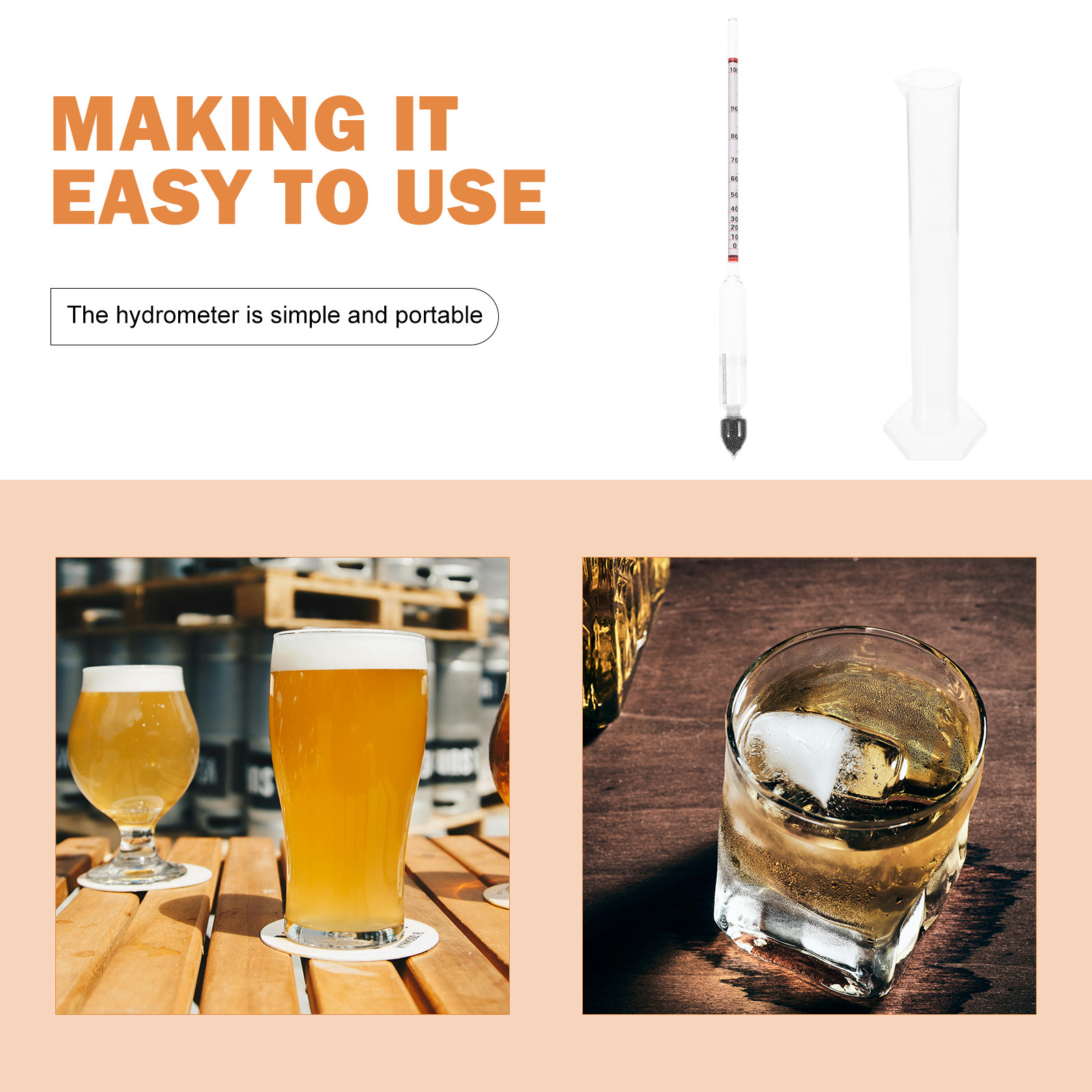 1 kit robuste d'hydromètre et  - Wine Beer And Cider avis et prix