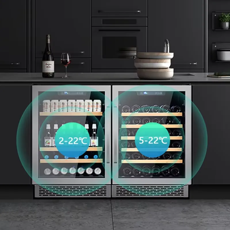 Réfrigérateur à vin 48 bouteil - Wine Beer Fridge Dual Zone avis et prix