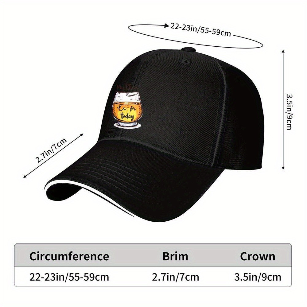Casquette de baseball My Plans - Beer And Wine Quote avis et prix