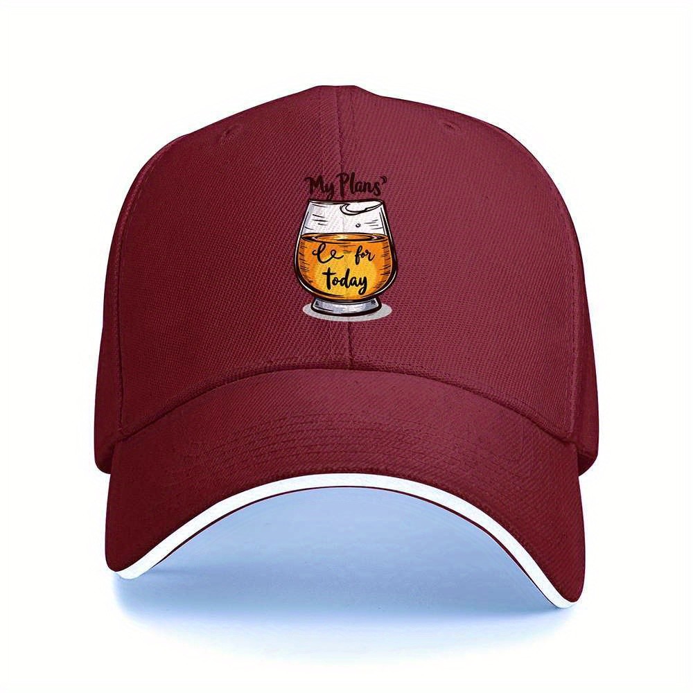 Casquette de baseball My Plans - Beer And Wine Quote avis et prix