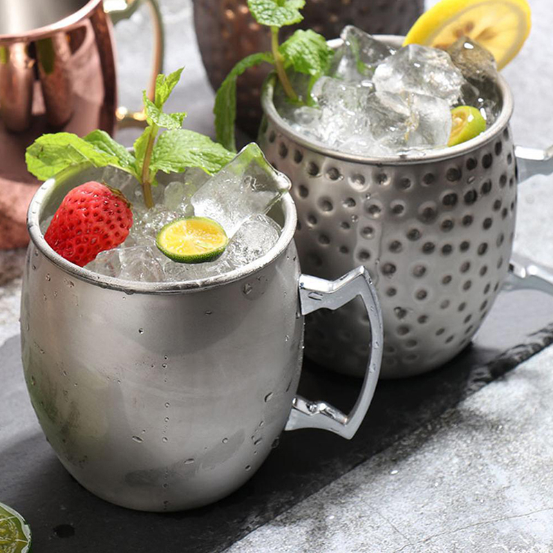 Tasse mule de moscou en acier  - Wine With Beer Cocktail avis et prix
