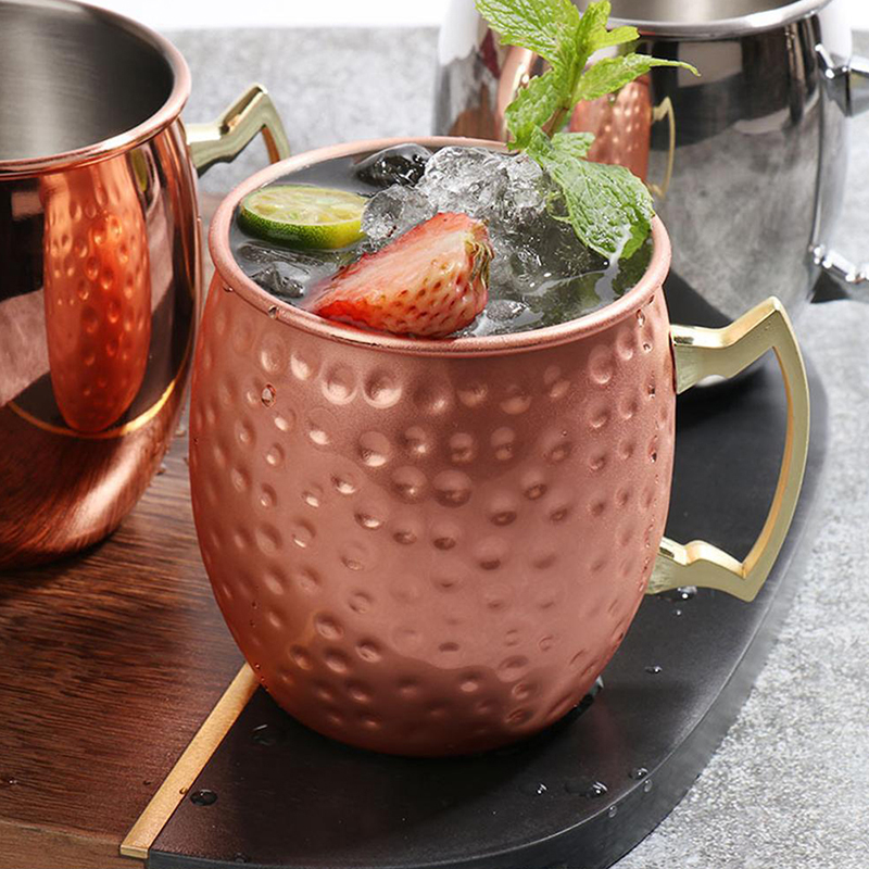 Tasse mule de moscou en acier  - Wine With Beer Cocktail avis et prix