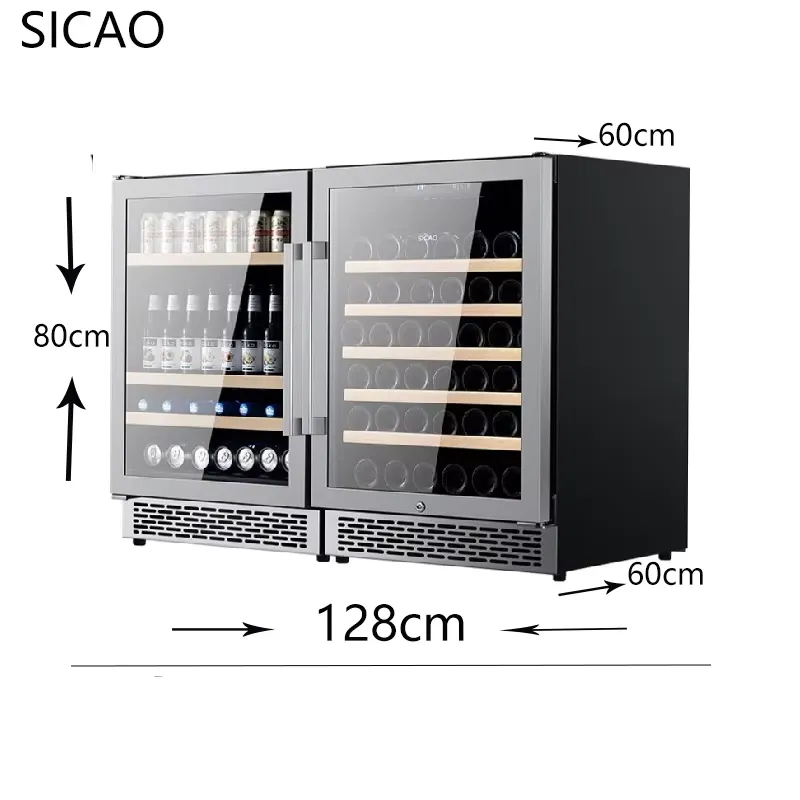 Réfrigérateur à vin et bière à - Wine Beer Fridge Dual Zone avis et prix