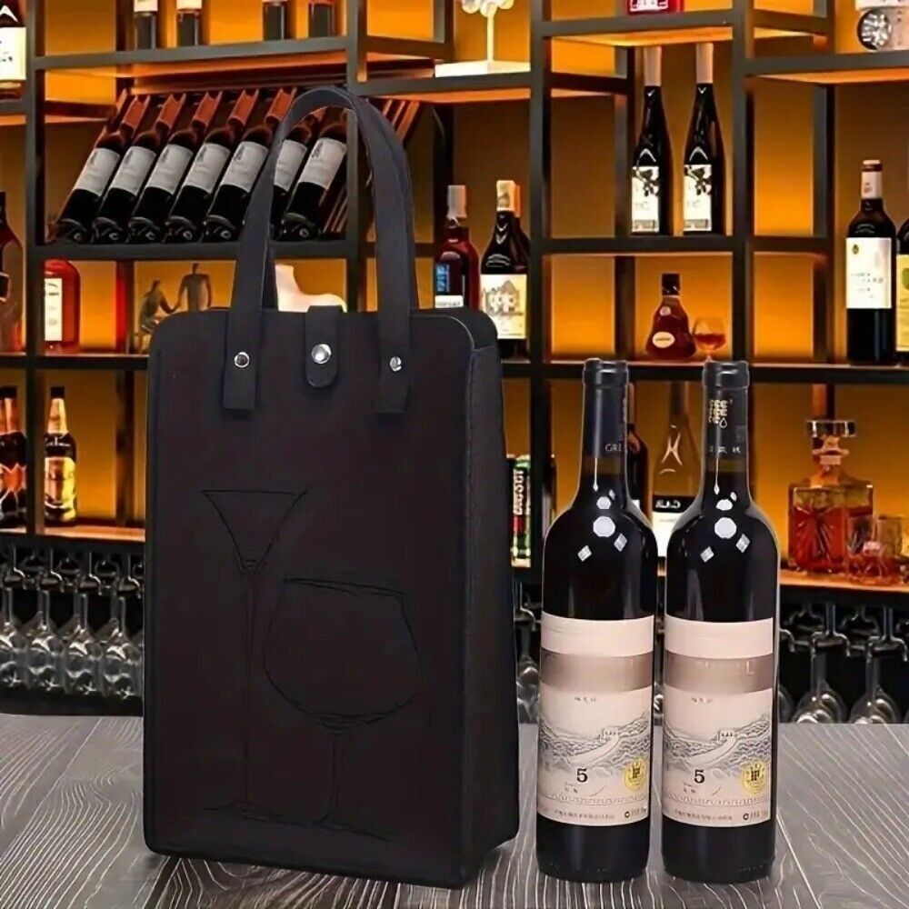 Sac à vin en feutre de haute q - Wine & Beer Unlimited Spirits Photos avis et prix