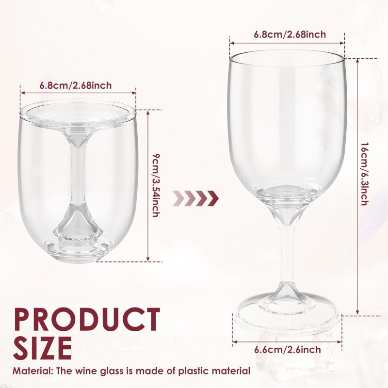 Verre à vin pliant Transparent - Wine & Beer Unlimited Spirits Photos avis et prix