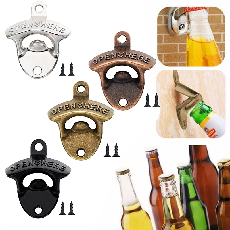 Ouvre-bouteille mural vintage  - Wine Beer Drink avis et prix