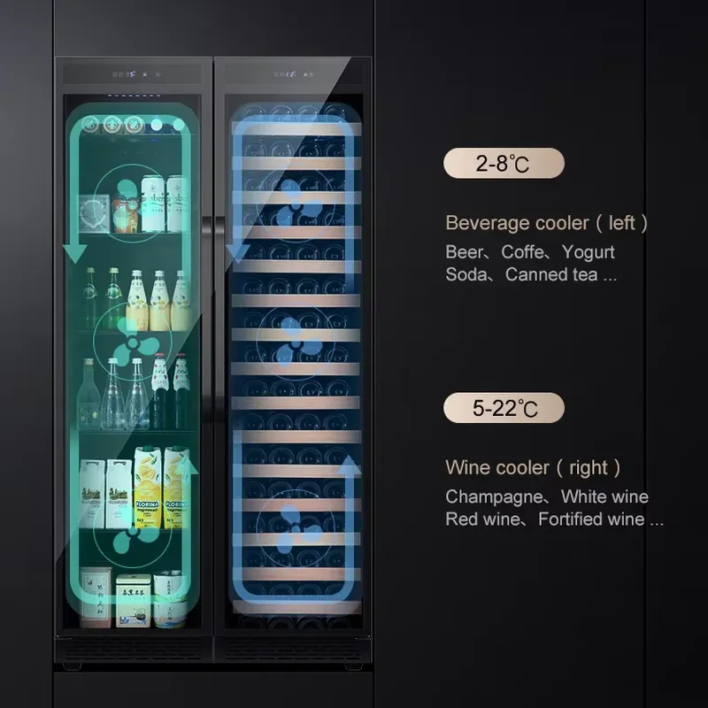 Réfrigérateur à boissons encas - Wine Beer Fridge Dual Zone avis et prix